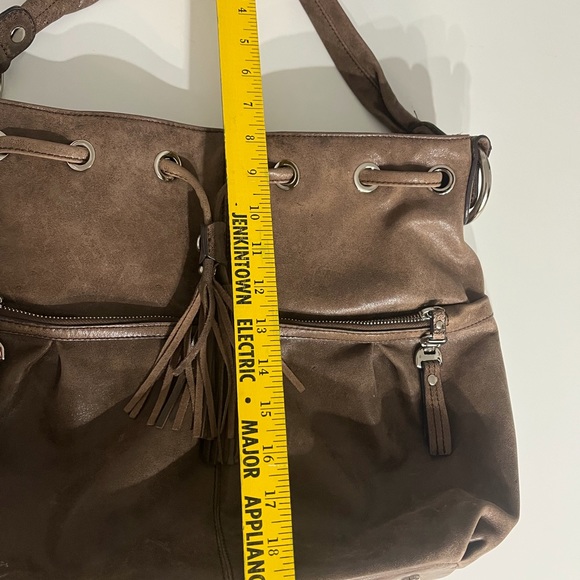 Vintage Brown Leather B. makowsky Handbag in Great Condition. - Picture 7 of 8